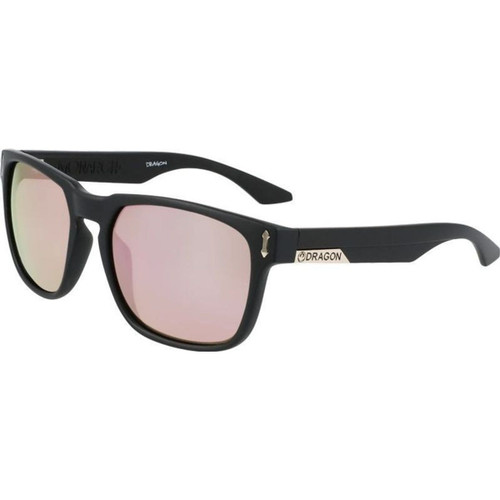 Dragon Eyewear Monarch Matte Black Rose Gold Angle