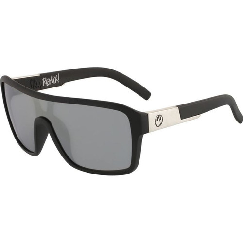Dragon Eyewear Remix Matte Black Silver Ionised Angle