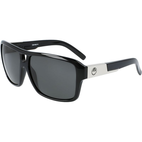 Dragon Eyewear The Jam Jet Black Smoke Angle