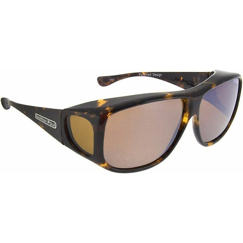 Fitovers Aviator Tortoiseshell/Amber Polarised Lenses