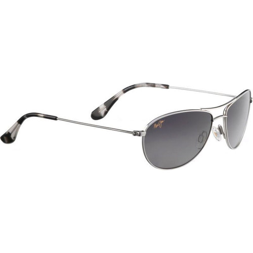 Maui Jim Baby Beach Silver Neutral Grey Angle