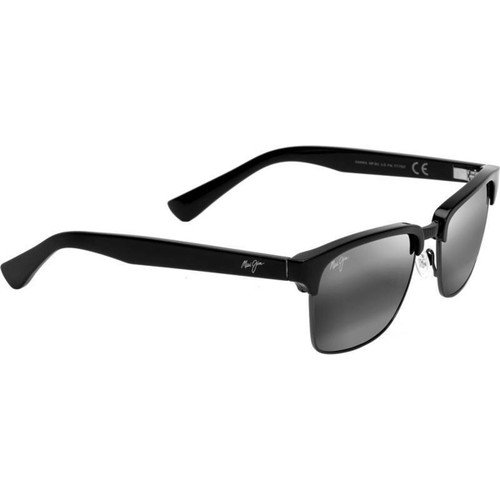 Maui Jim Kawika Gloss Black Pewter Angle