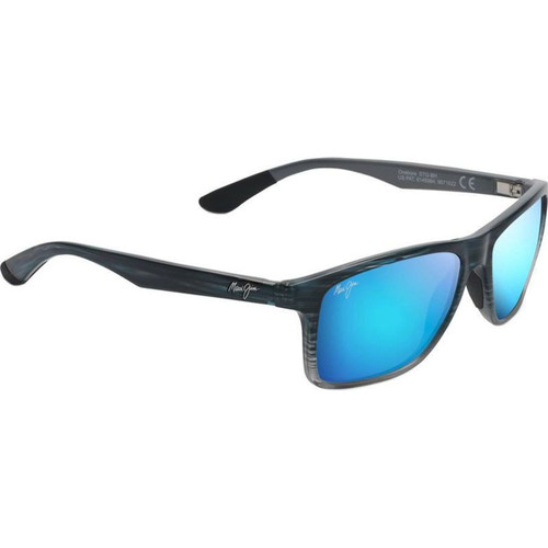 Maui Jim Onshore Blue Black Sunglasses Angle Image