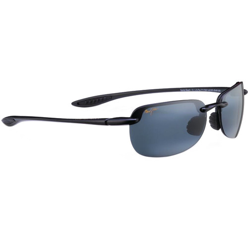 Maui Jim Sandy Beach Gloss Black Neutral Grey Angle