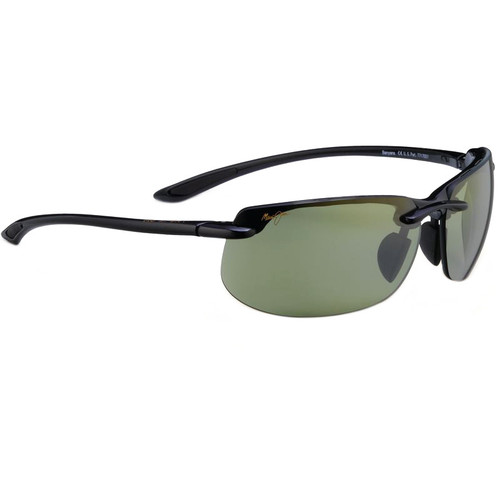 Maui Jim Banyans Gloss Black Maui HT Angle