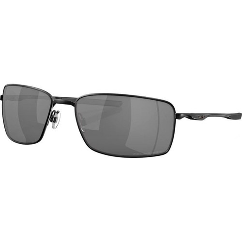 Oakley Square Wire Matte Black Black Iridium Polarised Angle
