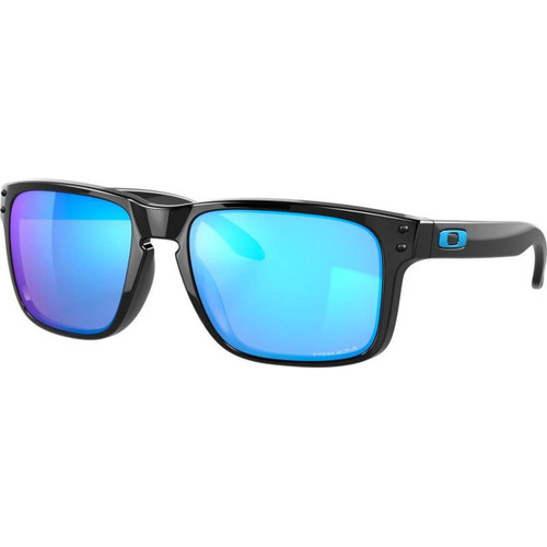 Oakley Holbrook Polished Black Prizm Sapphire Angle