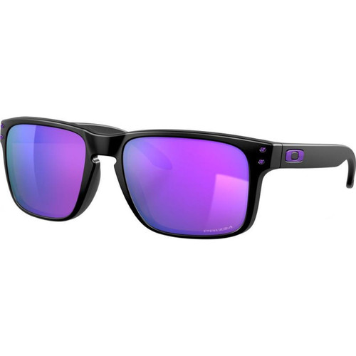 Oakley Holbrook Matte Black Prizm Violet Angle