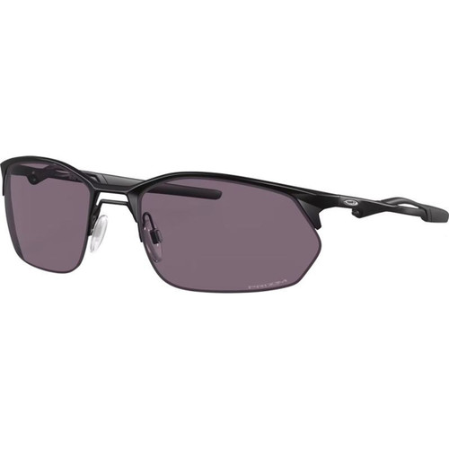 Oakley Wire Tap 2.0 Satin Black Prizm Grey Angle