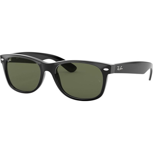 Ray-Ban New Wayfarer Classic RB2132 Black Green Angle
