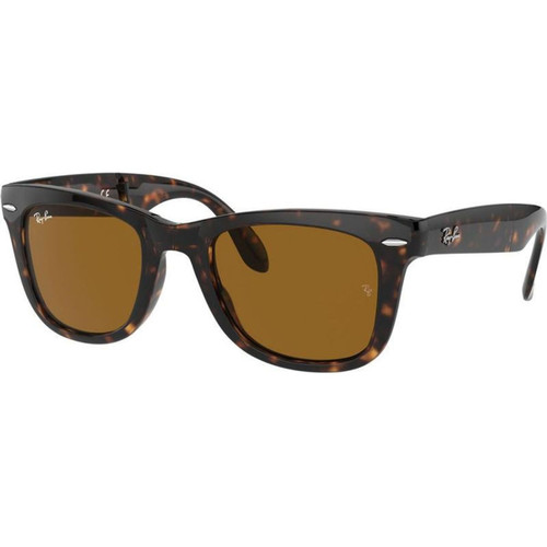 Ray-Ban Wayfarer Folding RB4105 Light Havana Brown Angle