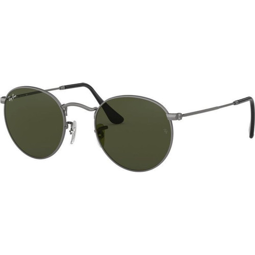 Ray Ban RB3447 Matte Gunmetal Green Angle