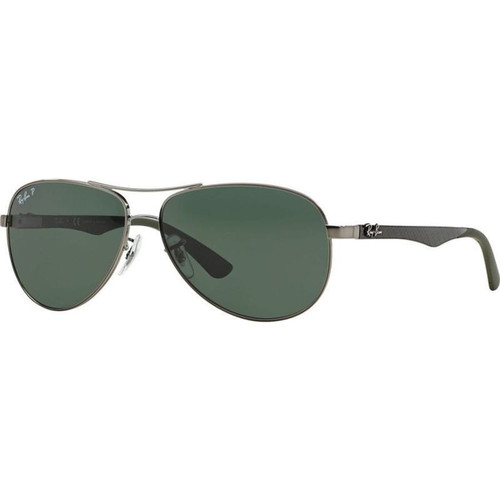 Ray-Ban RB8313 Gunmetal Green Polarised Angle