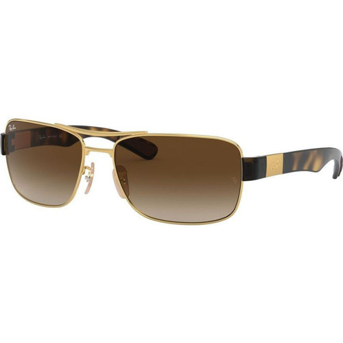Ray-Ban RB3522 Arista Brown Sunglasses Angle Image