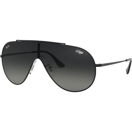 Ray-Ban Wings RB3597 Black Dark Grey Gradient Angle