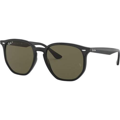 Ray-Ban RB4306 Black Green Polarised Angle