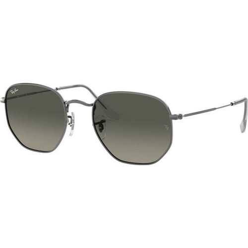 Ray-Ban Hexagonal Flat RB3548N Gunmetal Grey Gradient Angle