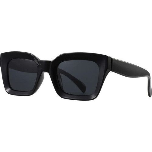 Reality Onassis Black Sunglasses Angle Image