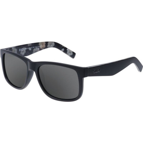 SIN Eyewear Riot Matte Black Island Vibes/Smoke Polarised Angle