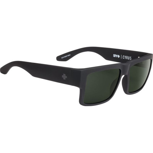 Spy Cyrus Soft Matte Black Polarised Sunglasses Angle Image