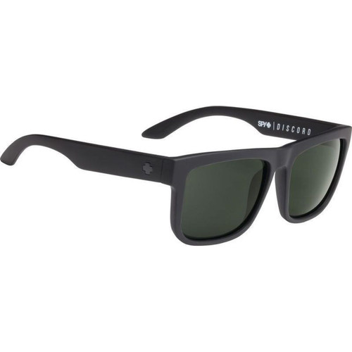 Spy Discord Soft Matte Black Sunglasses Angle Image