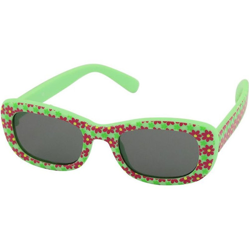 Style Eyes Kids Disco - Infant Green Flowers/Grey Lenses