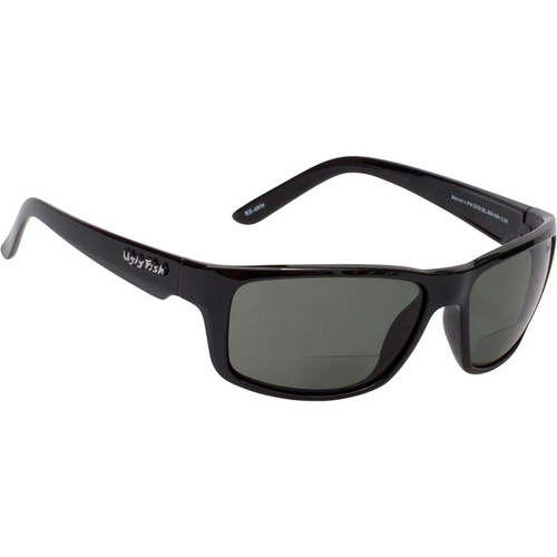 Ugly Fish Xenon Black/Bifocal +2.5 Smoke Grey Polarised Lenses Angle Image