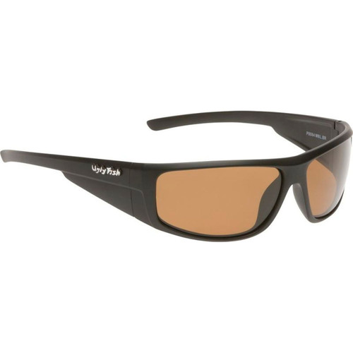 Ugly Fish P8084 Matte Black/Brown Polarised Lenses Angle Image