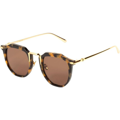 Valley Eyewear Chateau Yellow Tort Brown Angle