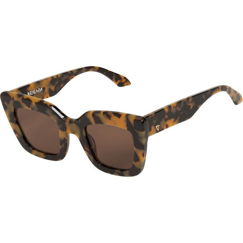 Valley Eyewear Brigada Yellow Tort Brown Angle