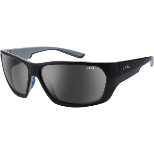 Zeal Optics Caddis Matte Black Grey Polarised Angle