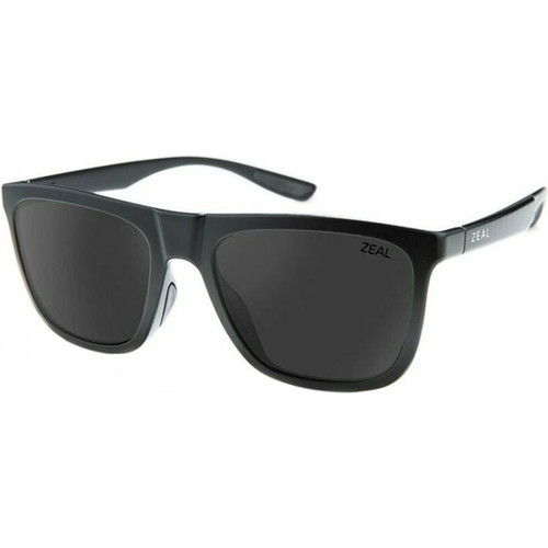 Zeal Optics Boone Matte Black/Dark Grey Polarised Lenses Angle