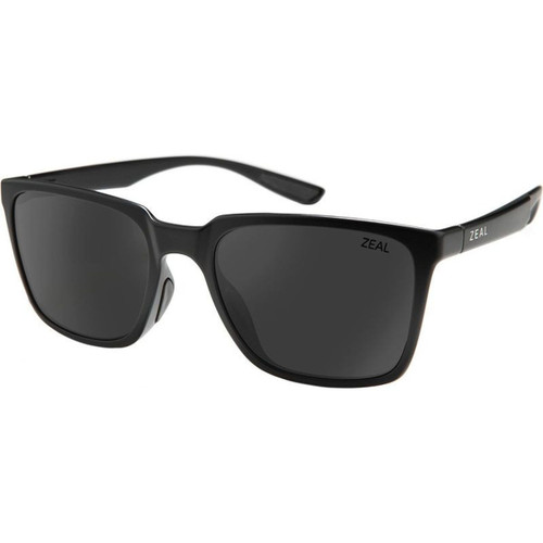 Zeal Optics Campo Matte Black Dark Grey Polarised Angle