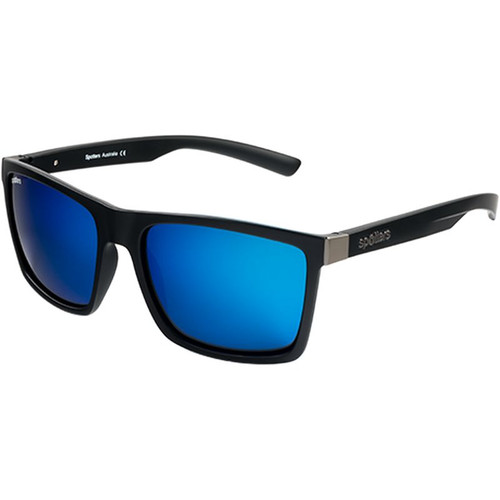 Spotters Riot Matte Black Ice Blue Angle