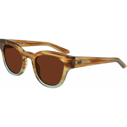 Dragon Eyewear Jett Brown Teal Angle