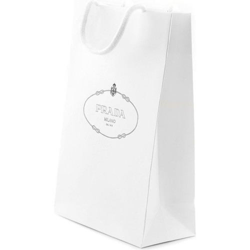 Prada shopping bag white