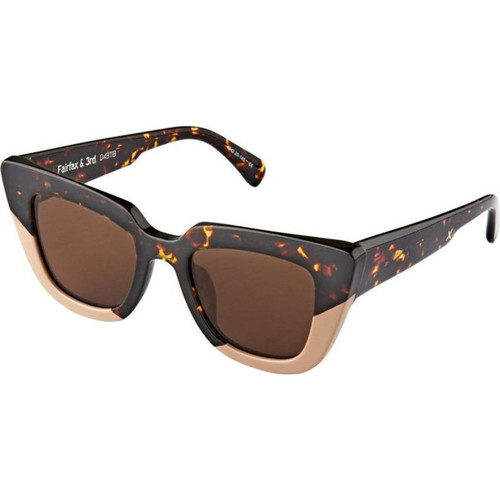 Oscar & Frank Fairfax & 3rd Tort Beige Brown Angle