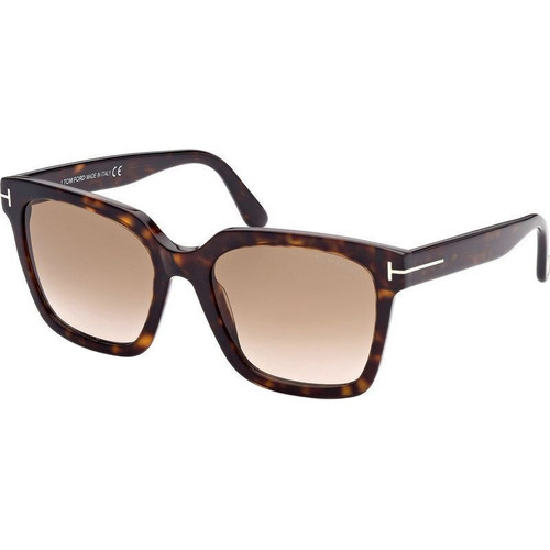 Tom Ford Selby FT0952 Dark Havana Brown Gradient Angle
