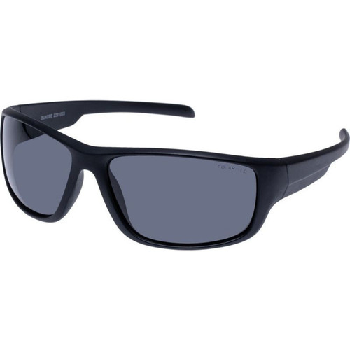 Cancer Council Dundee Matte Black Smoke Polarised Angle