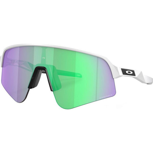 Oakley Sutro Lite Sweep White Prizm Jade Road Angle