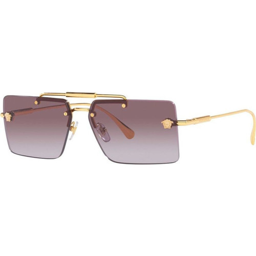 Versace VE2245 Gold Violet Sunglasses Angle Image
