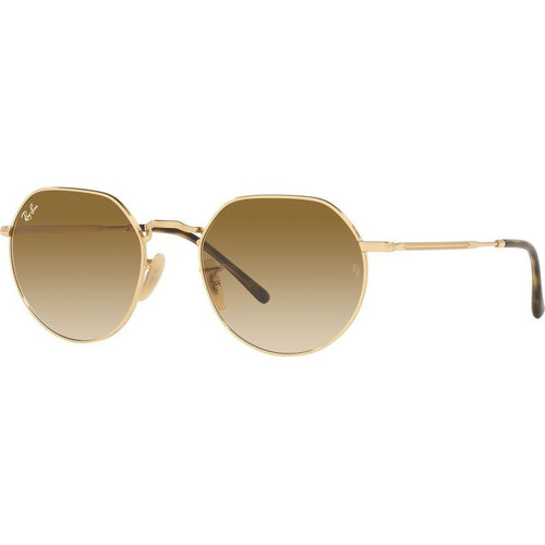 Ray-Ban Jack RB3565 Arista Brown Clear Gradient Angle