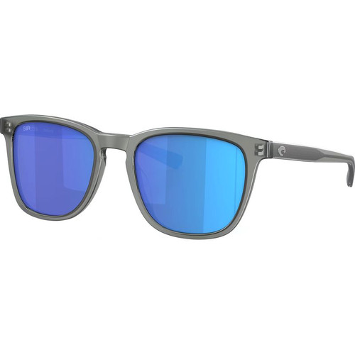 Costa Del Mar Sullivan Matte Grey 580g Blue Mirror Polarised Glass Angle
