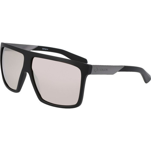 Dragon Eyewear Ultra Matte Black Silver Ionised Angle
