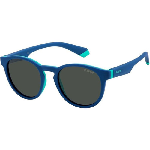 Polaroid Kids PLD 8048/S Azure Grey Polarised Angle