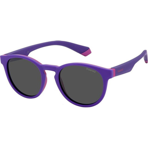 Polaroid Kids PLD 8048/S Lilac Grey Polarised Angle