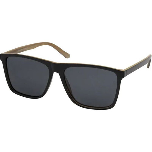 JS Eyewear 6265MB Matte Black Wood Angle