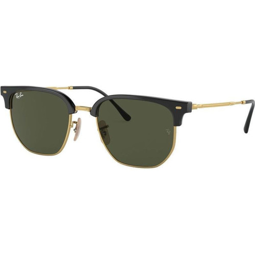 Ray-Ban New Clubmaster RB4416F Black Green Angle