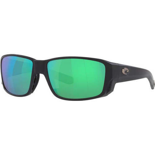 Costa Del Mar Tuna Alley Pro Matte Black Green Mirror Angle