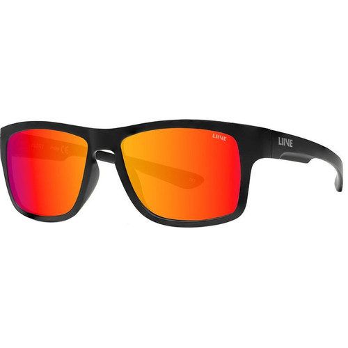Liive Harry Matte Black Red Angle